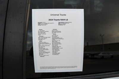 2024 Toyota RAV4 LE