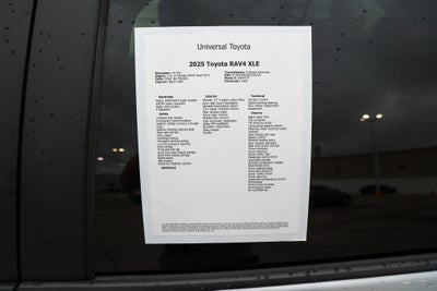 2025 Toyota RAV4 XLE