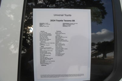 2024 Toyota Tacoma SR