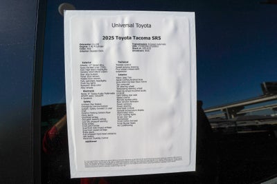 2025 Toyota Tacoma SR5
