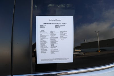 2024 Toyota Tundra i-FORCE MAX Limited Hybrid