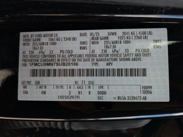 2025 Ford Escape ST-Line
