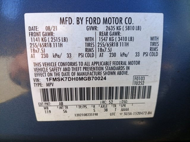 2021 Ford Explorer XLT
