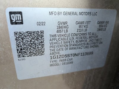 2022 Chevrolet Malibu LT