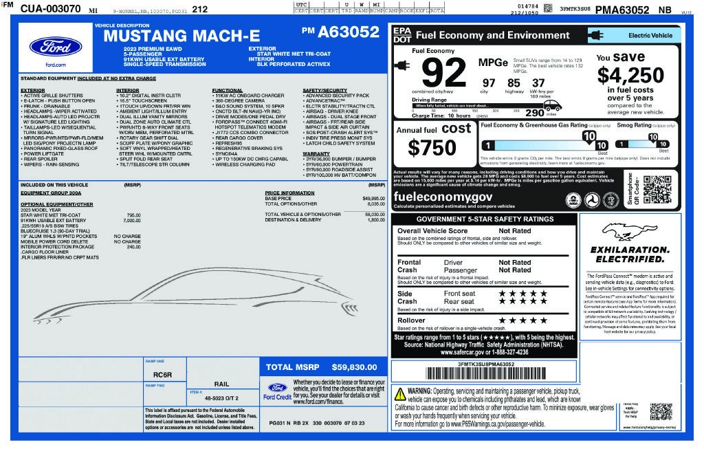 2023 Ford Mustang Mach-E Premium