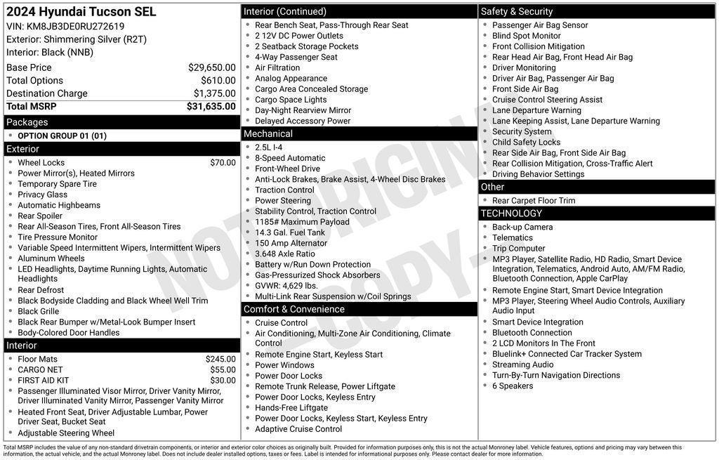 2024 Hyundai Tucson SEL