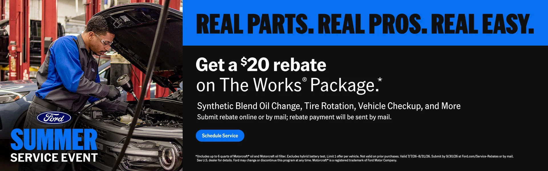 Get a $20 Rebate on the work Package at Red McCombs Drive Away Motors — CENTRAL in San Antonio TX 